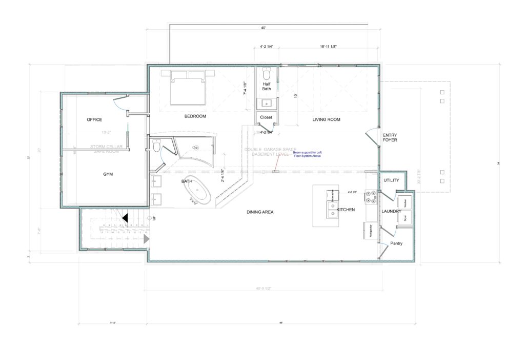 JAMES HOUSE - PLAN 3 _ 0. FIRST FLOOR